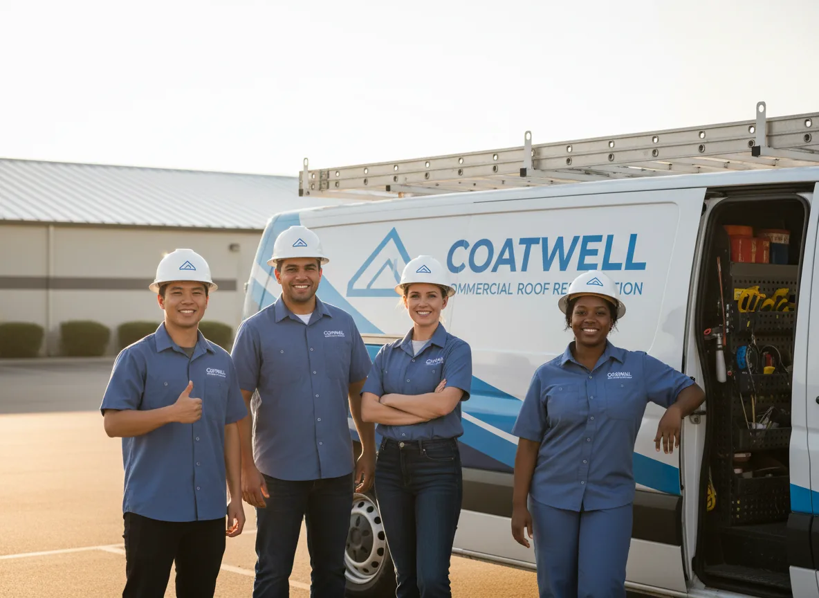 Commercial roof coating company in Ludlow, CA
